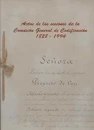Actas de las sesiones de la comisión general de codificación, 1829-1994