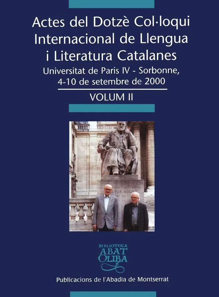Actes del dotze colúloqui internacional de llengua i literat