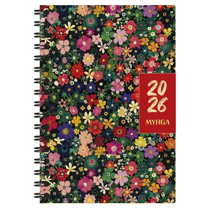Agenda anual 2026 dueÑas colors garden sv