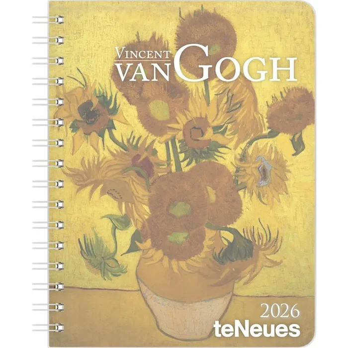Agenda anual 2026 vincent van gogh diary deluxe 16,5 x 21,6