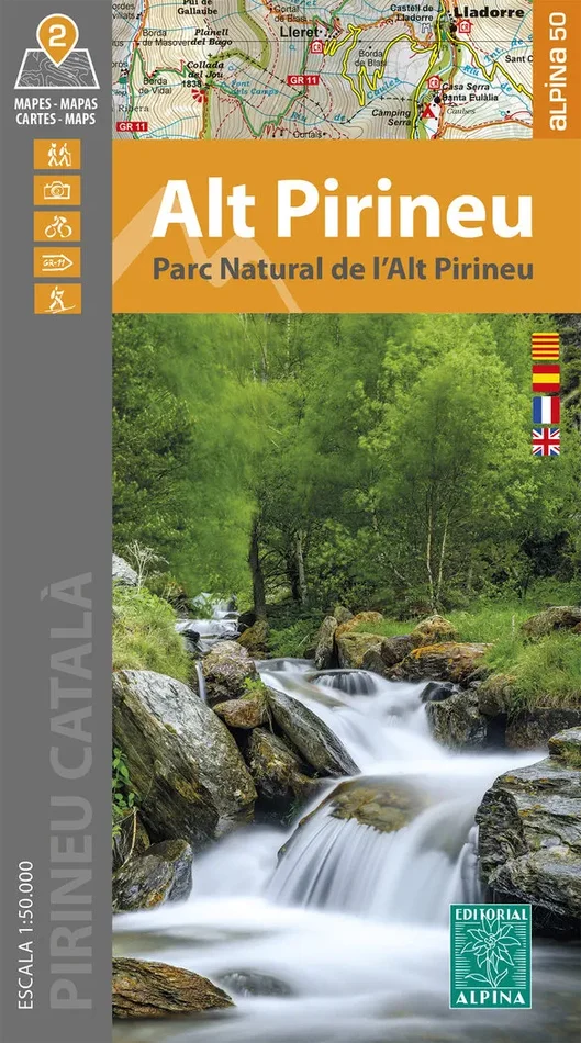 Alt pirineu parc natural carpeta y 2 mapes
