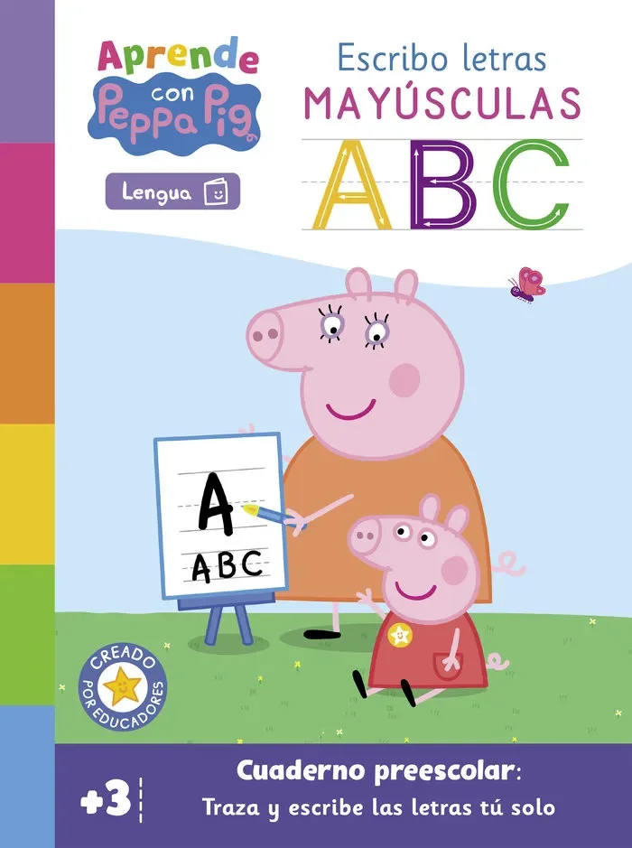 Aprendo con peppa escribo letras mayusculas