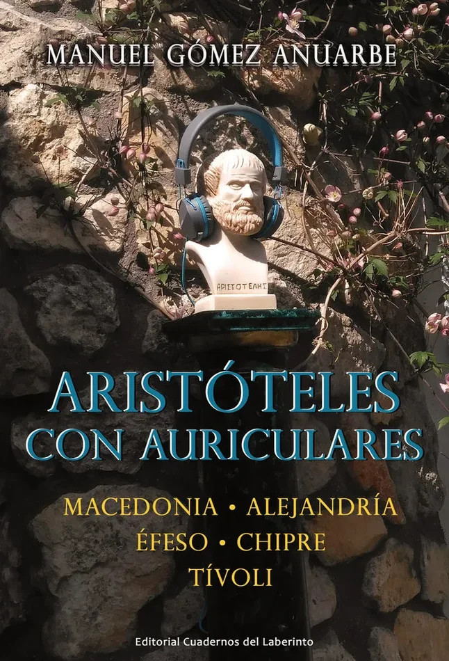 Aristoteles con auriculares