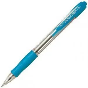 Boligrafo pilot supergrip azul claro