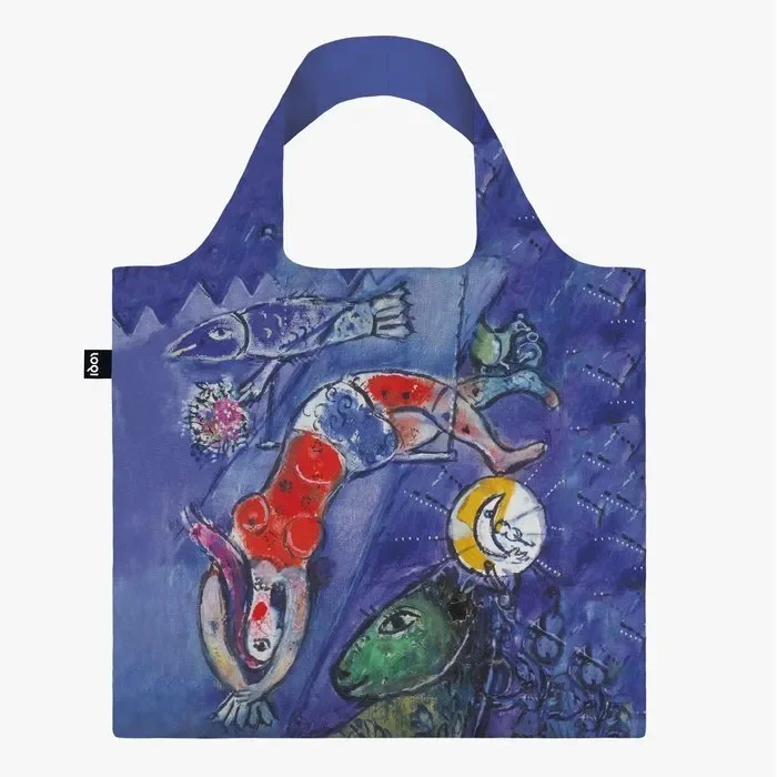 Bolsa plegable loqi marc chagall the blue circus