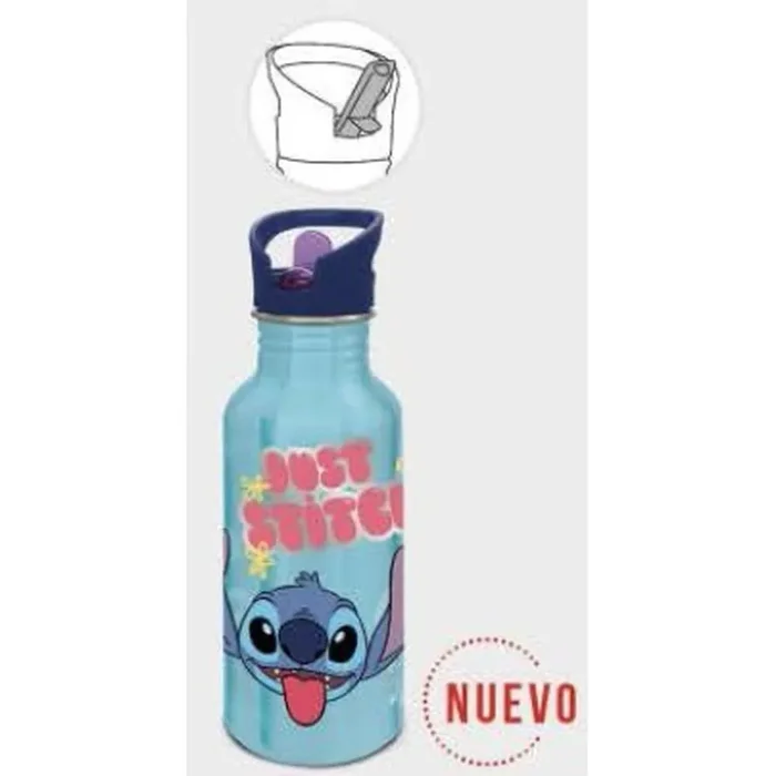 Botella aluminio nevada sipper 545 ml stitch drawing