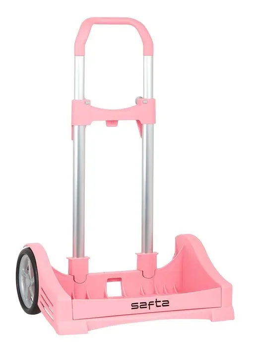 Carro portamochilas evolution rosa palo
