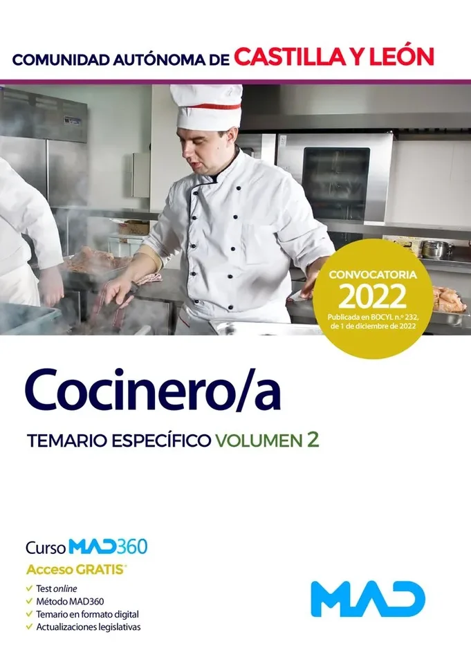 Cocinero temario especial castilla leon temario vol 2