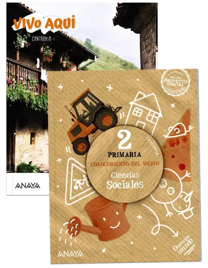 Conocimiento del medio 2ºprimaria sociales. operacion mundo. cantabria 2022