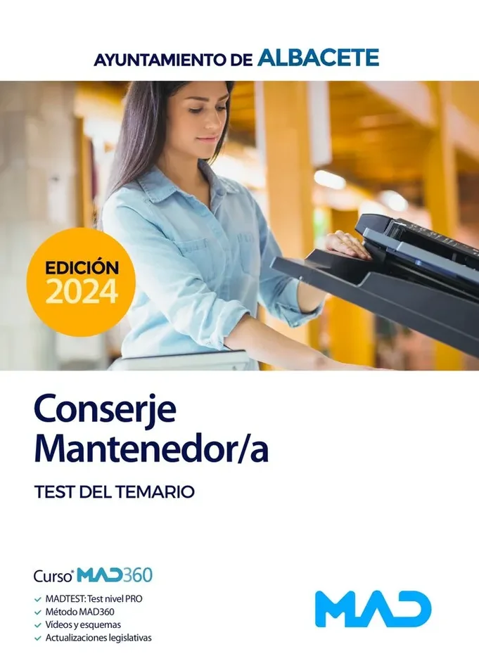 Conserje mantenedor/a ayuntamiento de albacete test