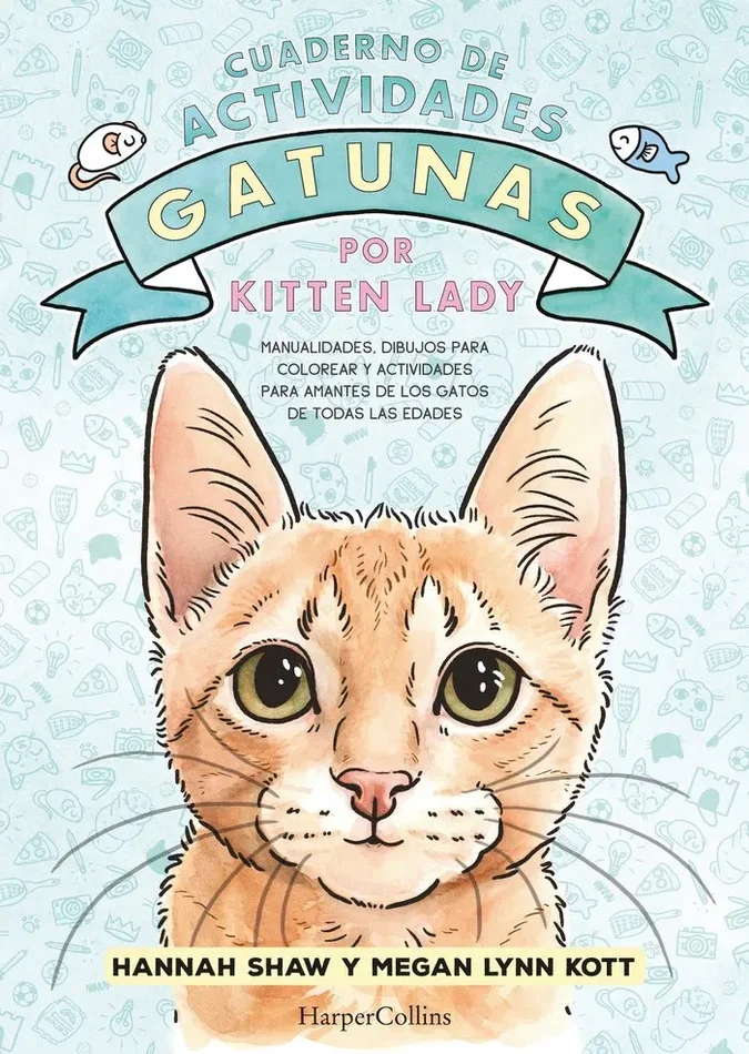 Cuaderno de actividades gatunas kitten