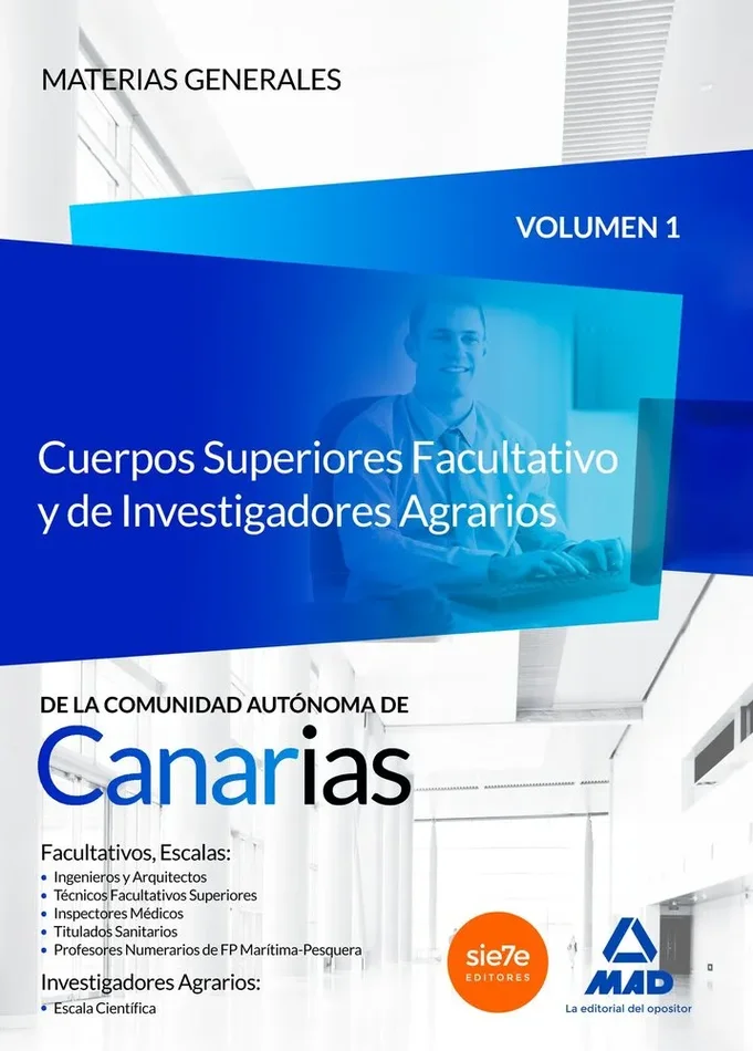 Cuerpos Superiores Facultativo y de Investigadores Agrarios de la Comunidad Autónoma de Canarias.