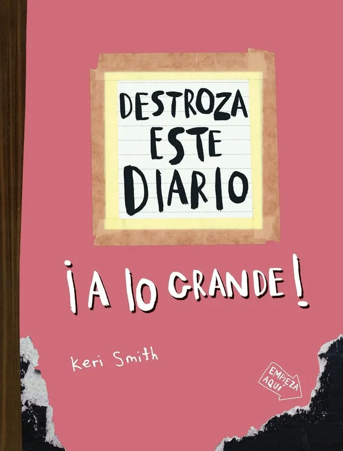 Destroza este diario. a lo grande – naranja fluor