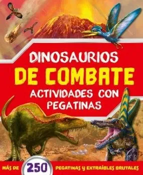 Dinosaurios de combate actividades con pegatinas