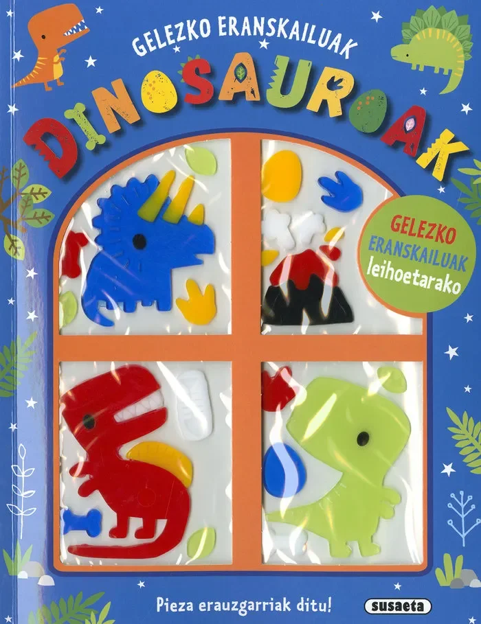 Dinosauroak – gelezko eranskailuak leihoetarako