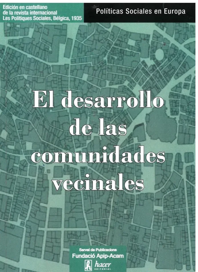 El desarrollo de las comunidades vecinales