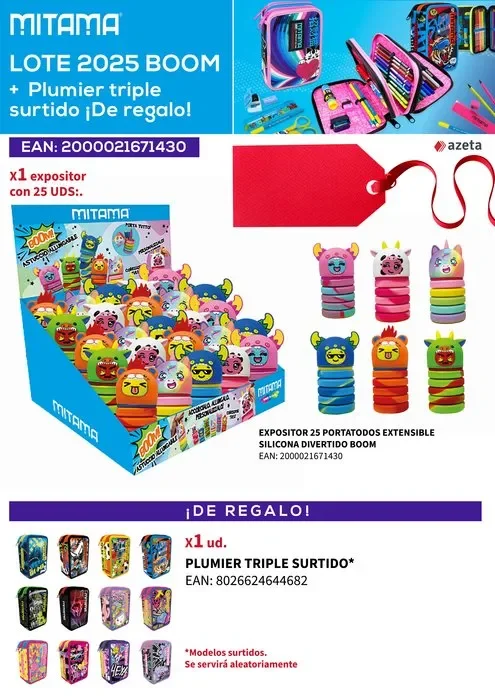 Expositor portatodo extensible de silicona + plumier gratis
