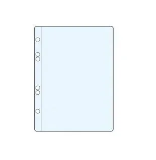 Funda multitaladro folio pp cristal superior lisa c/10