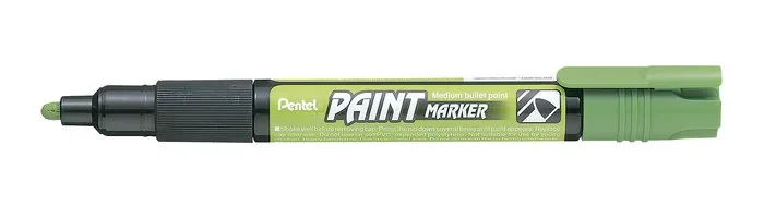 Marcador permanente paint marker 3mm verde claro