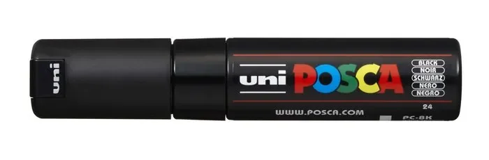 Marcador posca pc-8k negro