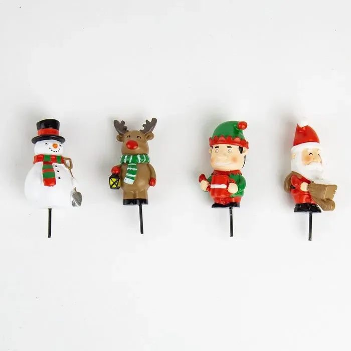 Marcadores para plantas de navidad