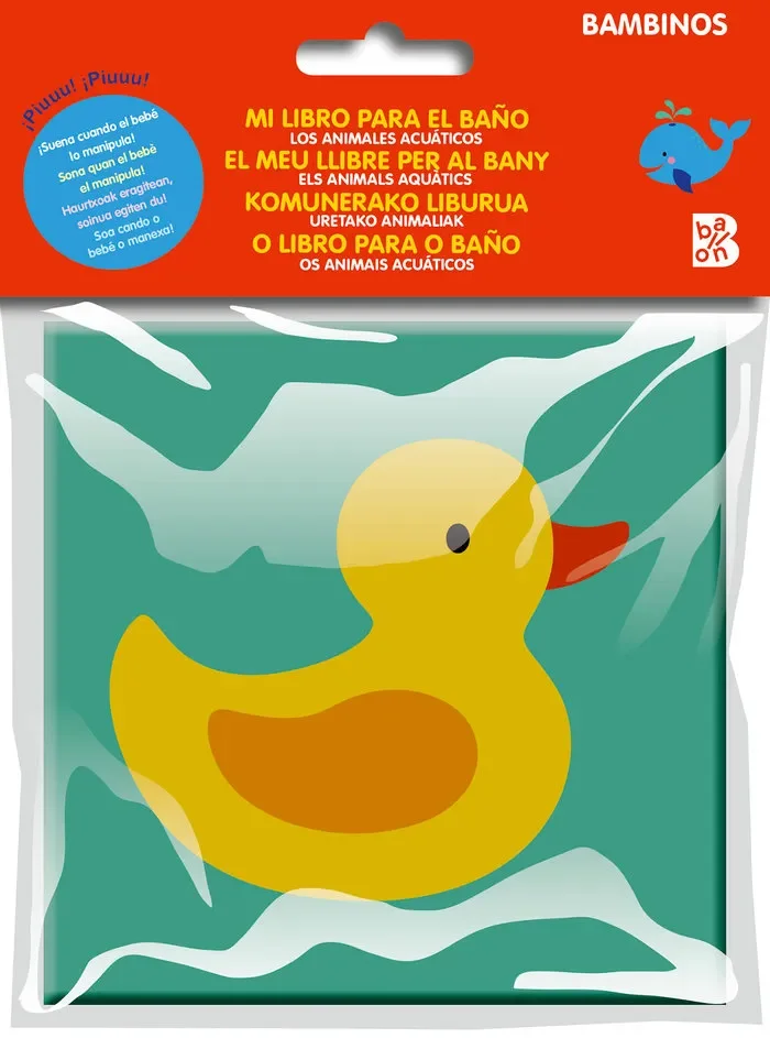 Mi libro para el baño animales acuaticos