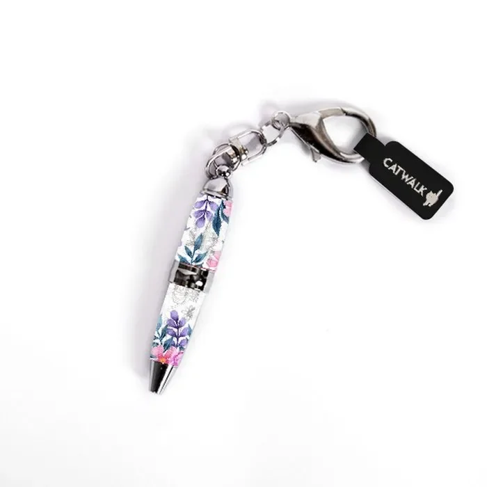 Mini pen llavero flower power