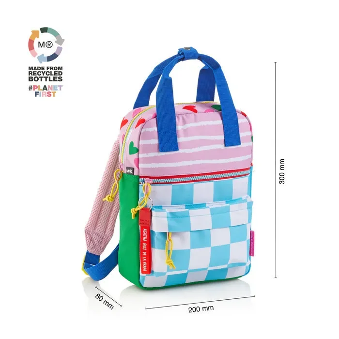 Mochila cuadrada reciclada arp combi