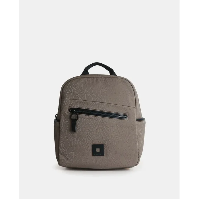 Mochila de paseo para portatil salinas taupe 23x28x10