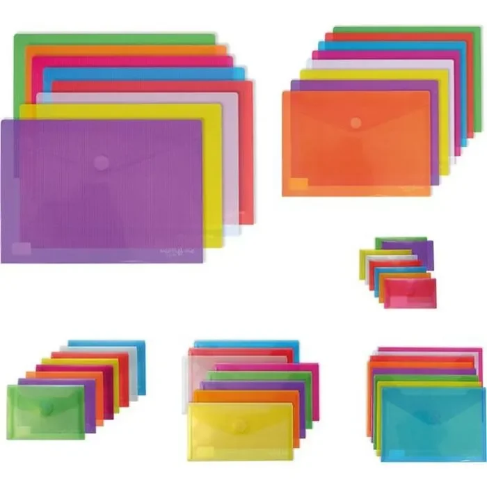 Pack 5 sobres pp multiline a6 verde