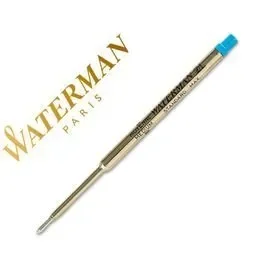 Recambio boligrafo waterman punta media azul