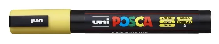 Rotulador uni posca pc-5m amarillo