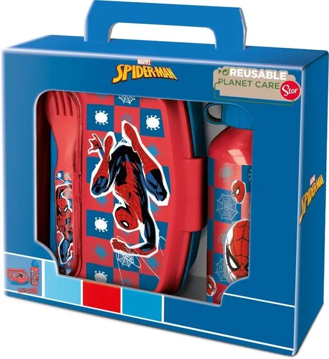 Set urban vuelta al cole 4 pcs. spiderman midnight flyer