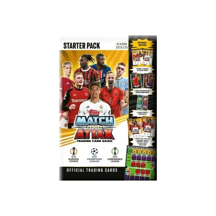 Starter pack cartas match attax champions league 24-25