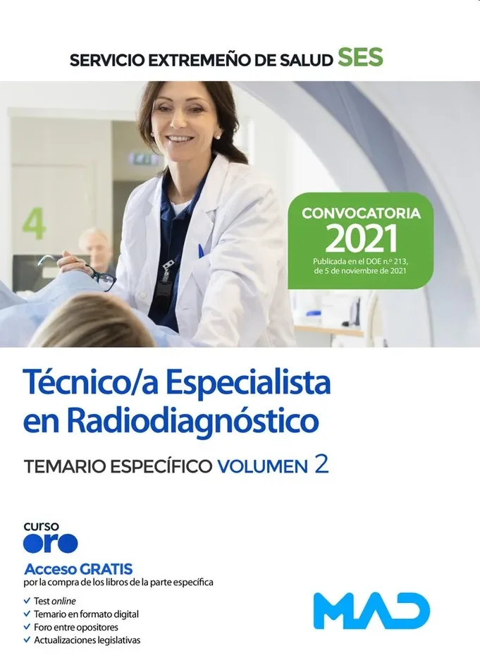 Tecnico especialista radiodiagnostico extremadura vol 2